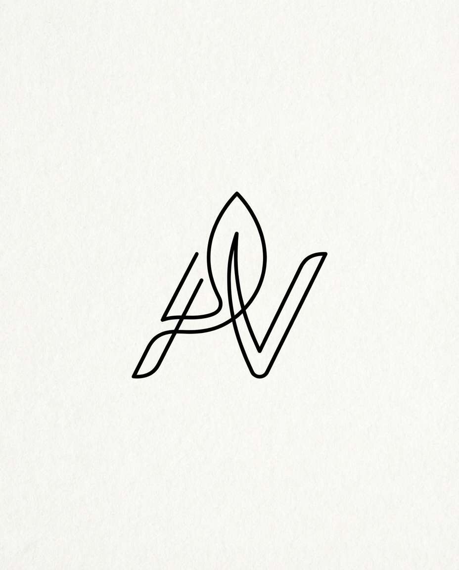 Minimal Logo Mark AI portrait example — AI Minimalist Line Art Prompt