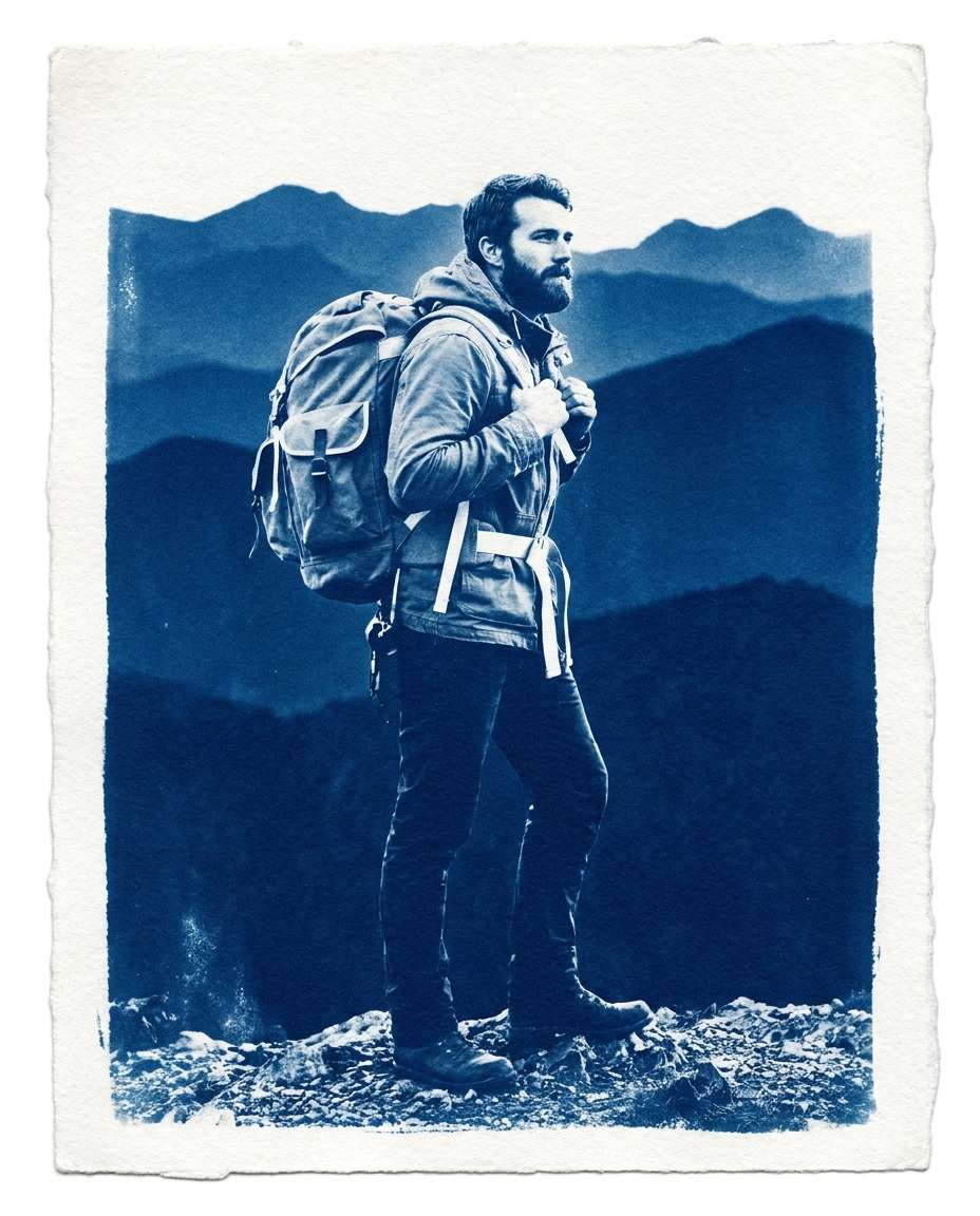 Mountain Hiker Portrait AI portrait
