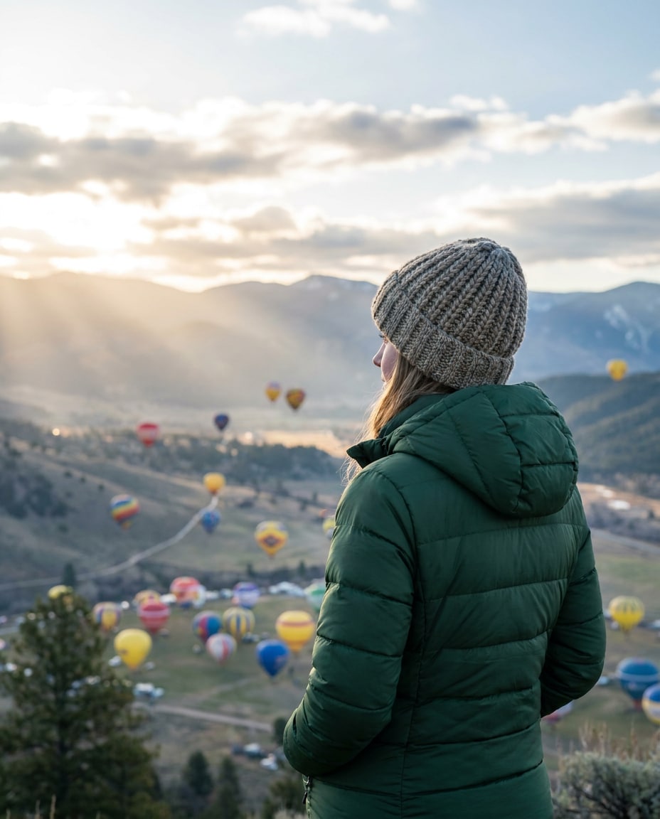 Mountain Valley View AI portrait example — AI Hot Air Balloon Prompts for Gemini & ChatGPT