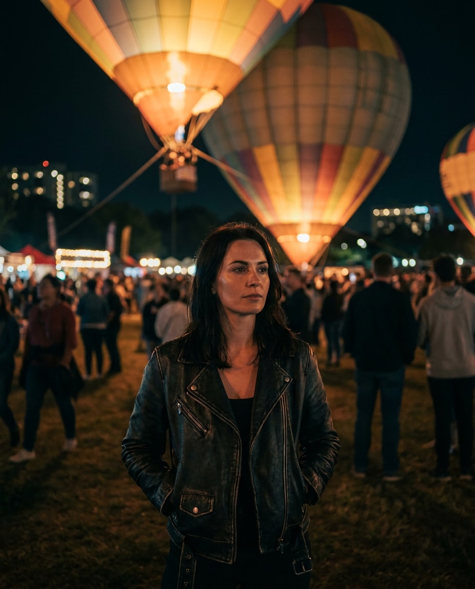 Night Glow Balloons AI portrait example — AI Hot Air Balloon Prompts for Gemini & ChatGPT