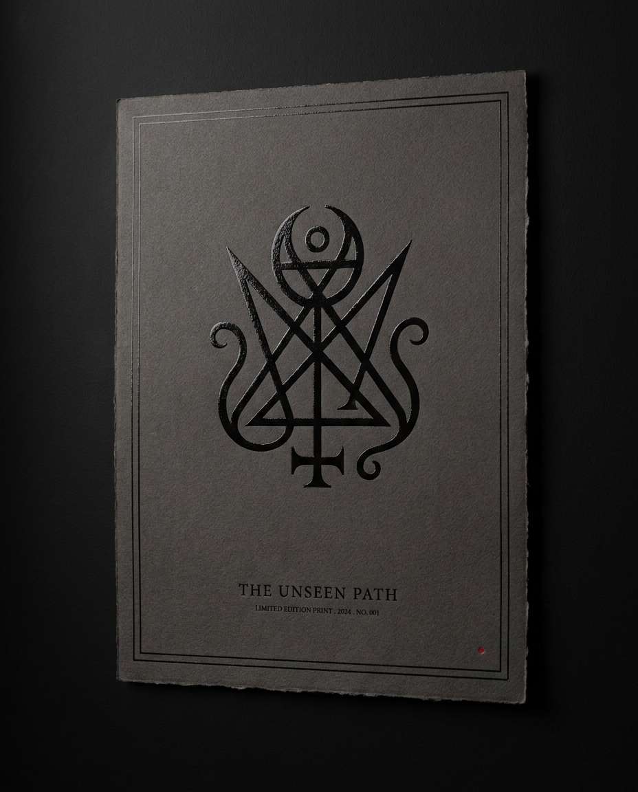 Occult Sigil Minimal AI portrait