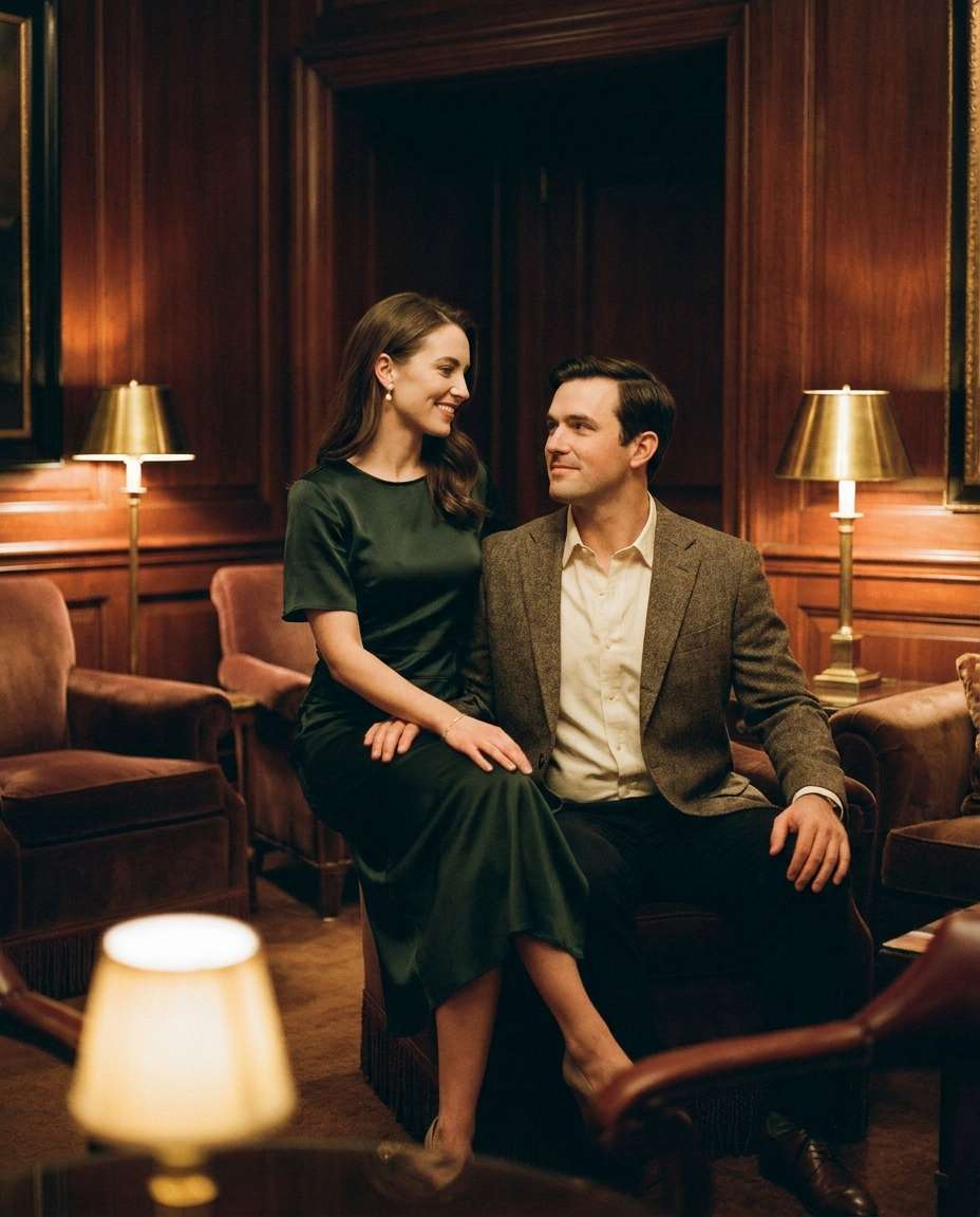 Old Money Evening AI portrait — Gemini AI Hot Dress Couple Prompt