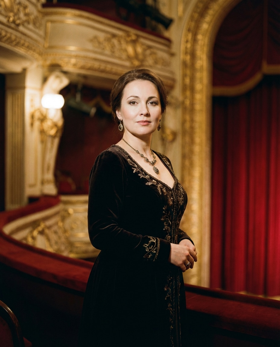Opera Hall Elegance AI portrait — Gemini AI Singer Photo Prompts