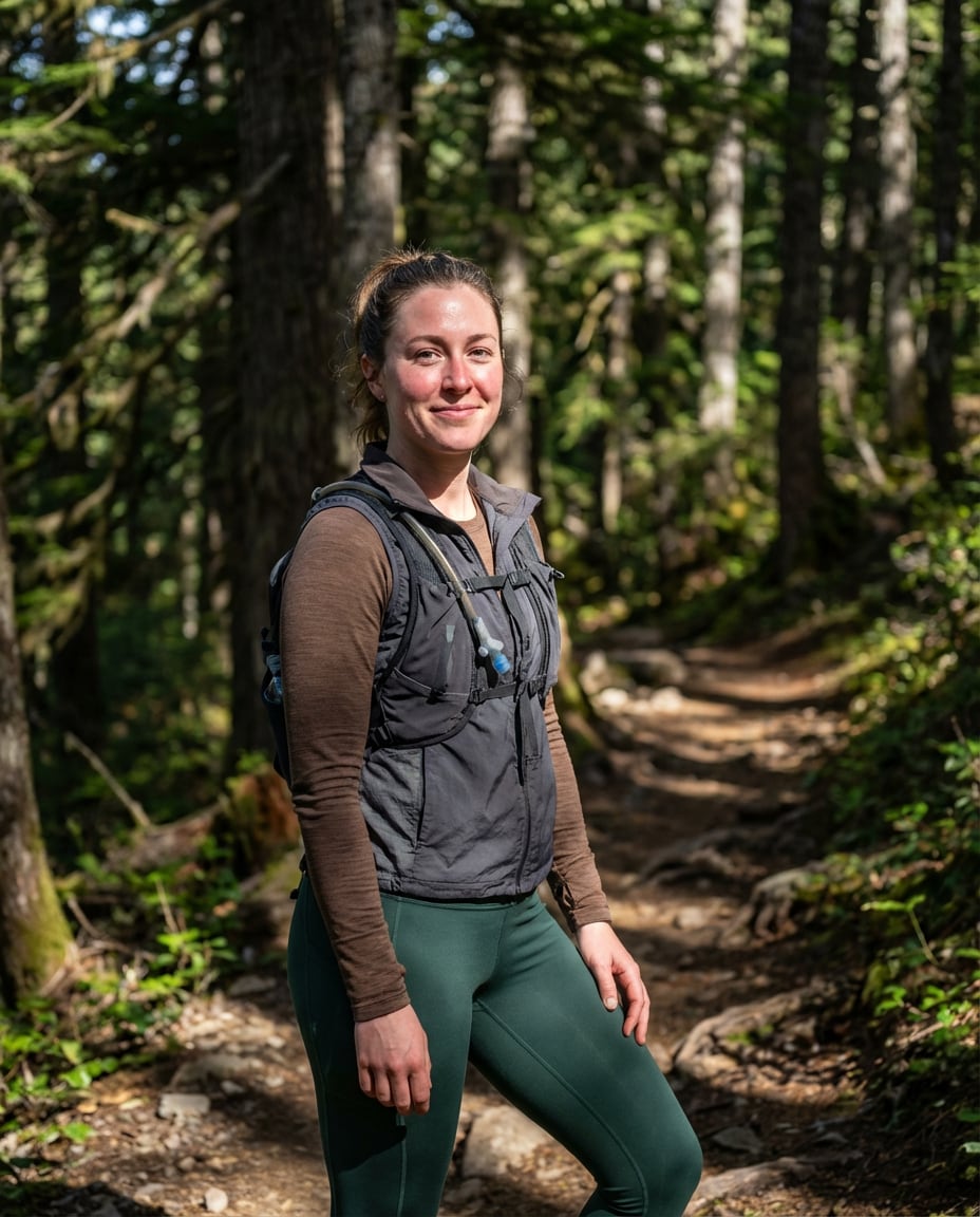 Outdoor Hike Athleisure AI portrait