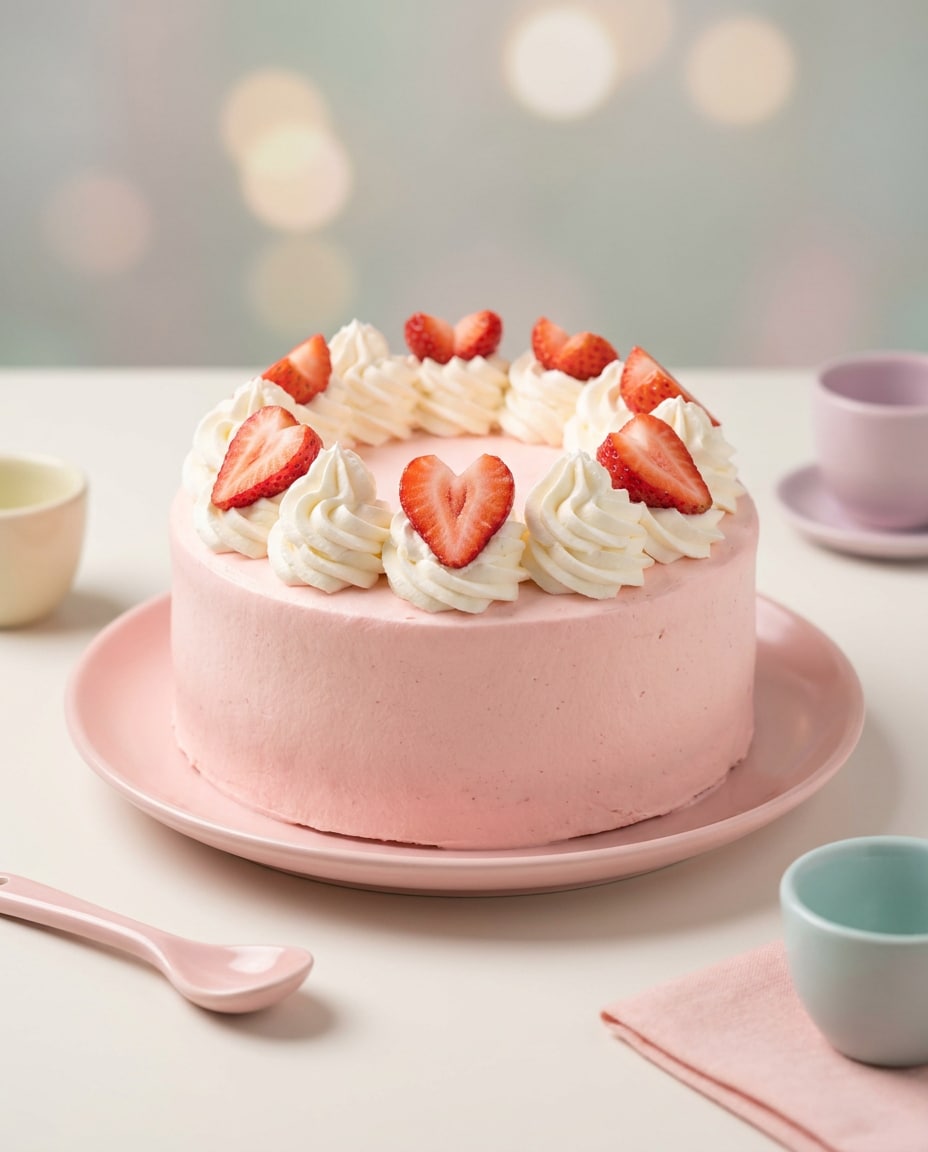 Pastel Kawaii Set AI portrait — Gemini AI Strawberry Shortcake Photo Prompt