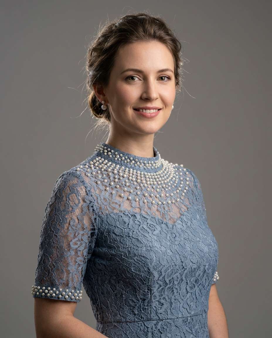 Pearl Lace Midi AI portrait