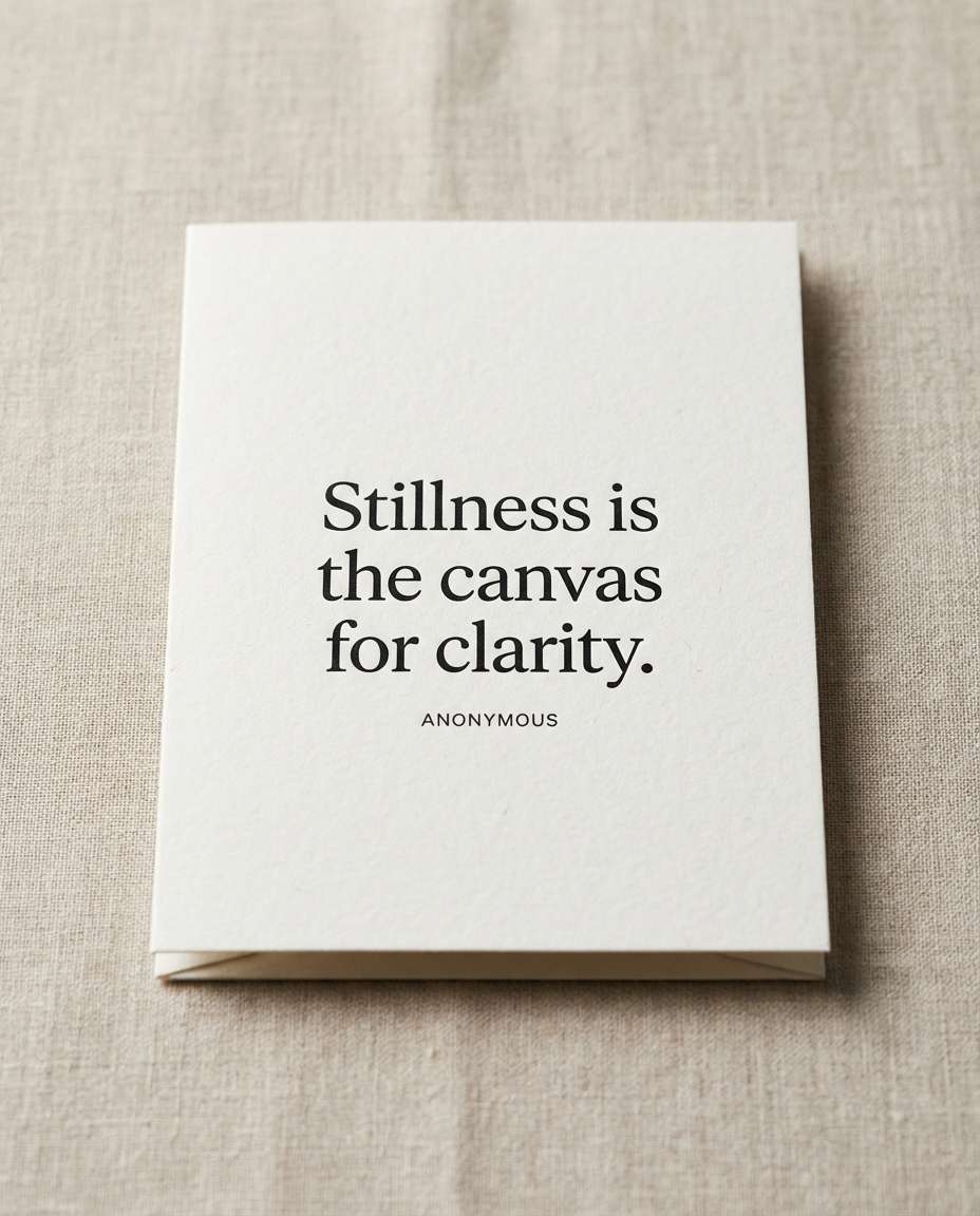 Quote Card Minimal AI portrait