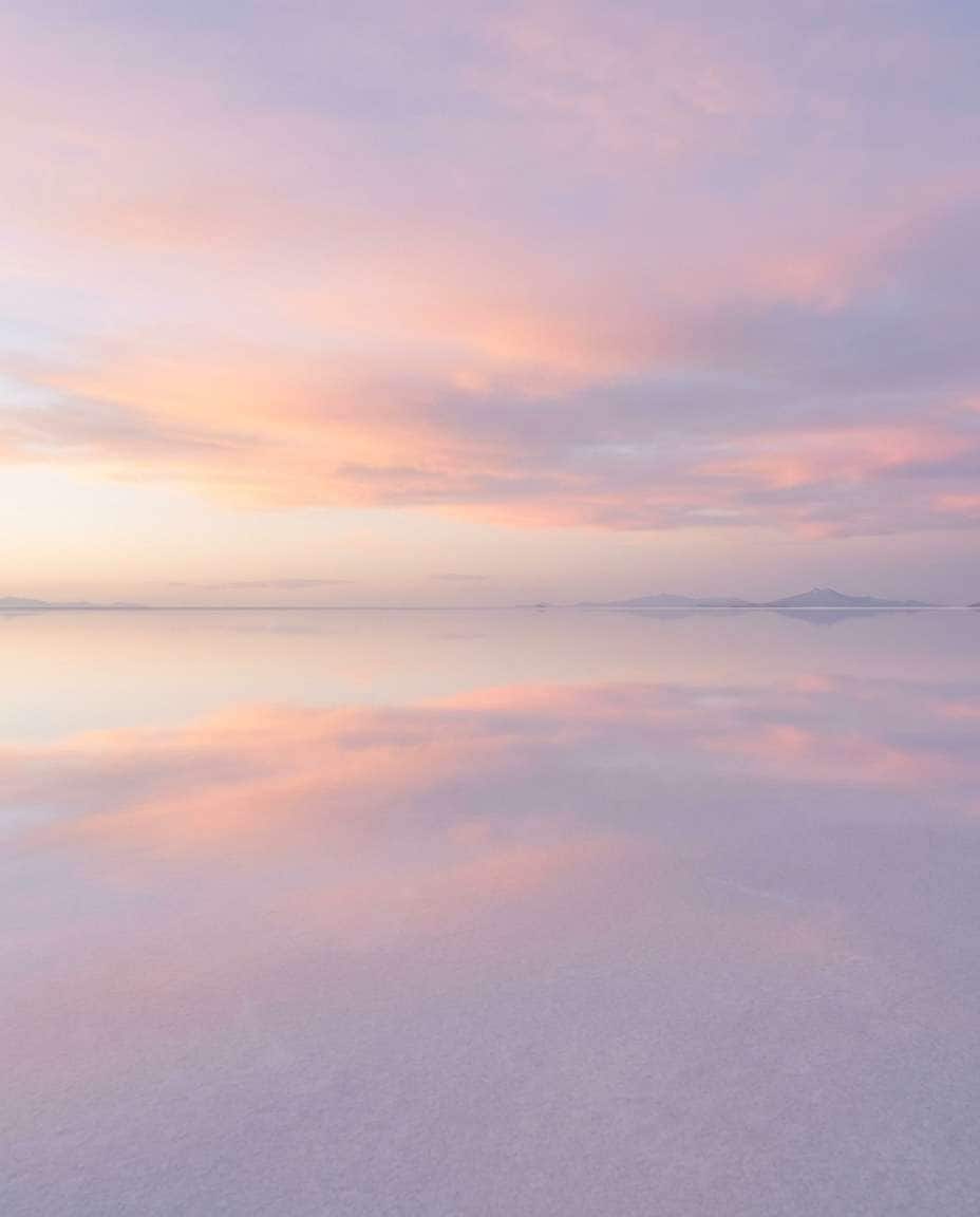 Salt Flats Mirror AI portrait example — Gemini AI Landscape Photo Prompt