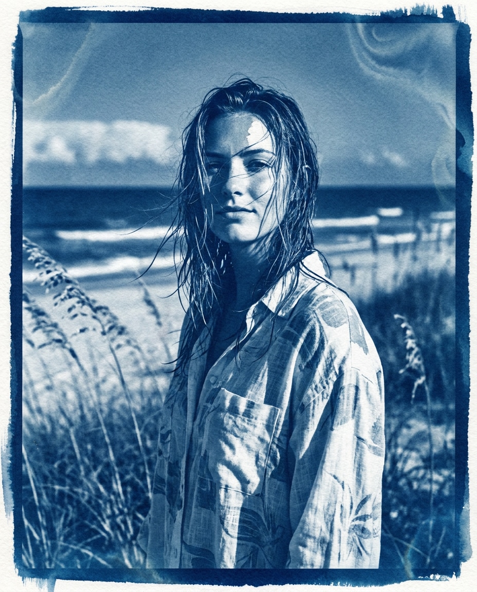 Sea Breeze Portrait AI portrait
