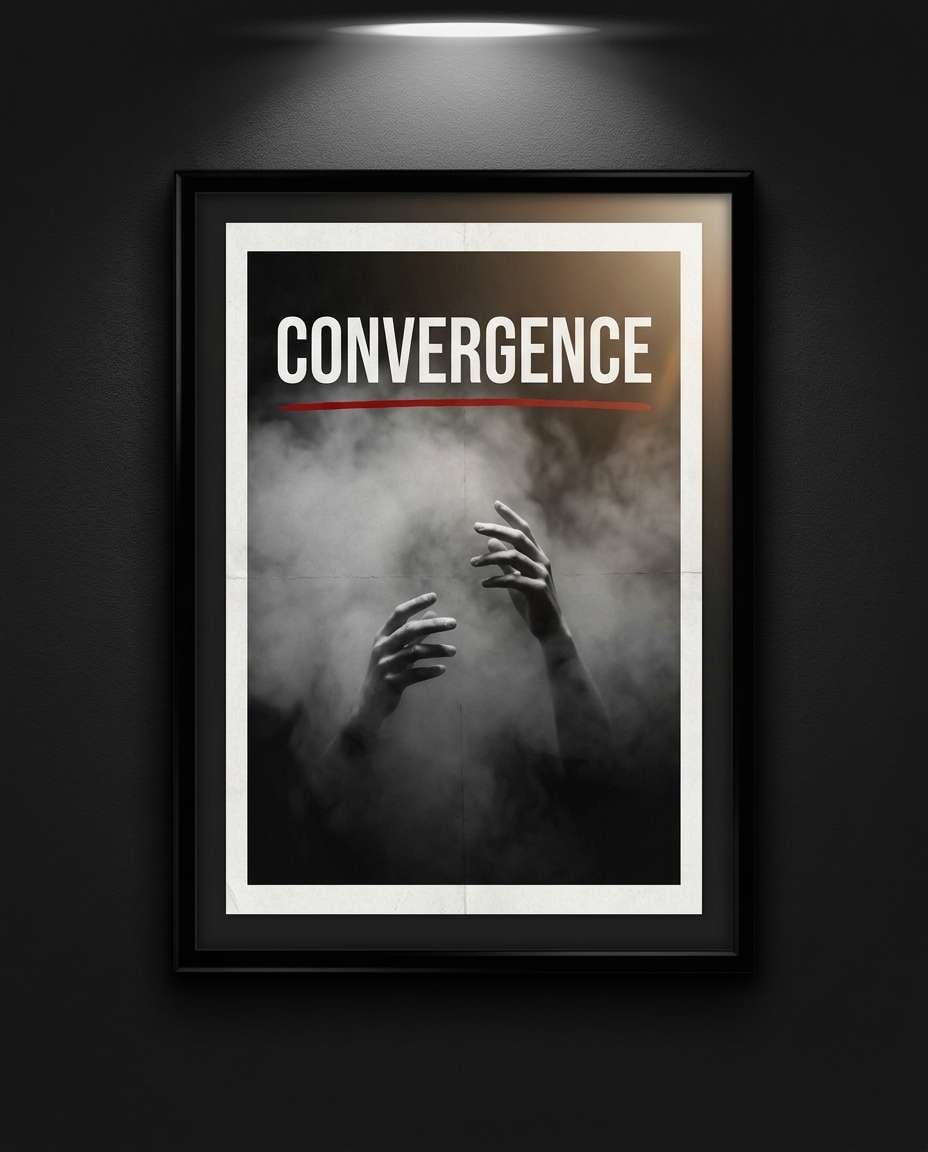 Shadow Hands Concept AI portrait — Gemini AI Dark Aesthetic Poster Prompts