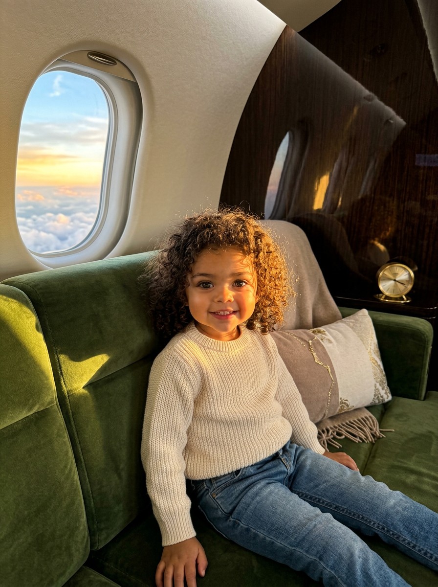 Sky Baby AI portrait — portrait