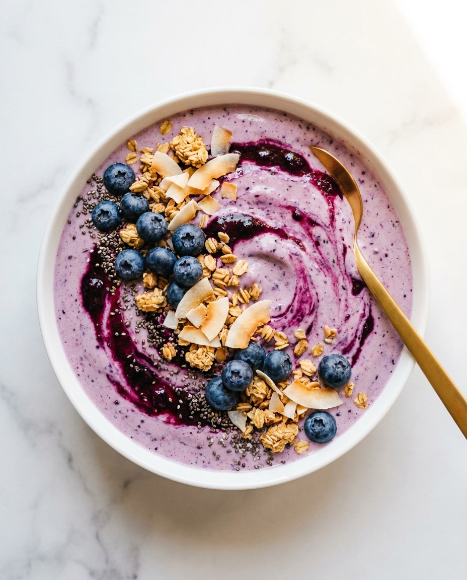 Smoothie Bowl Aesthetic AI portrait — AI Blueberry Image Prompts for Gemini & ChatGPT