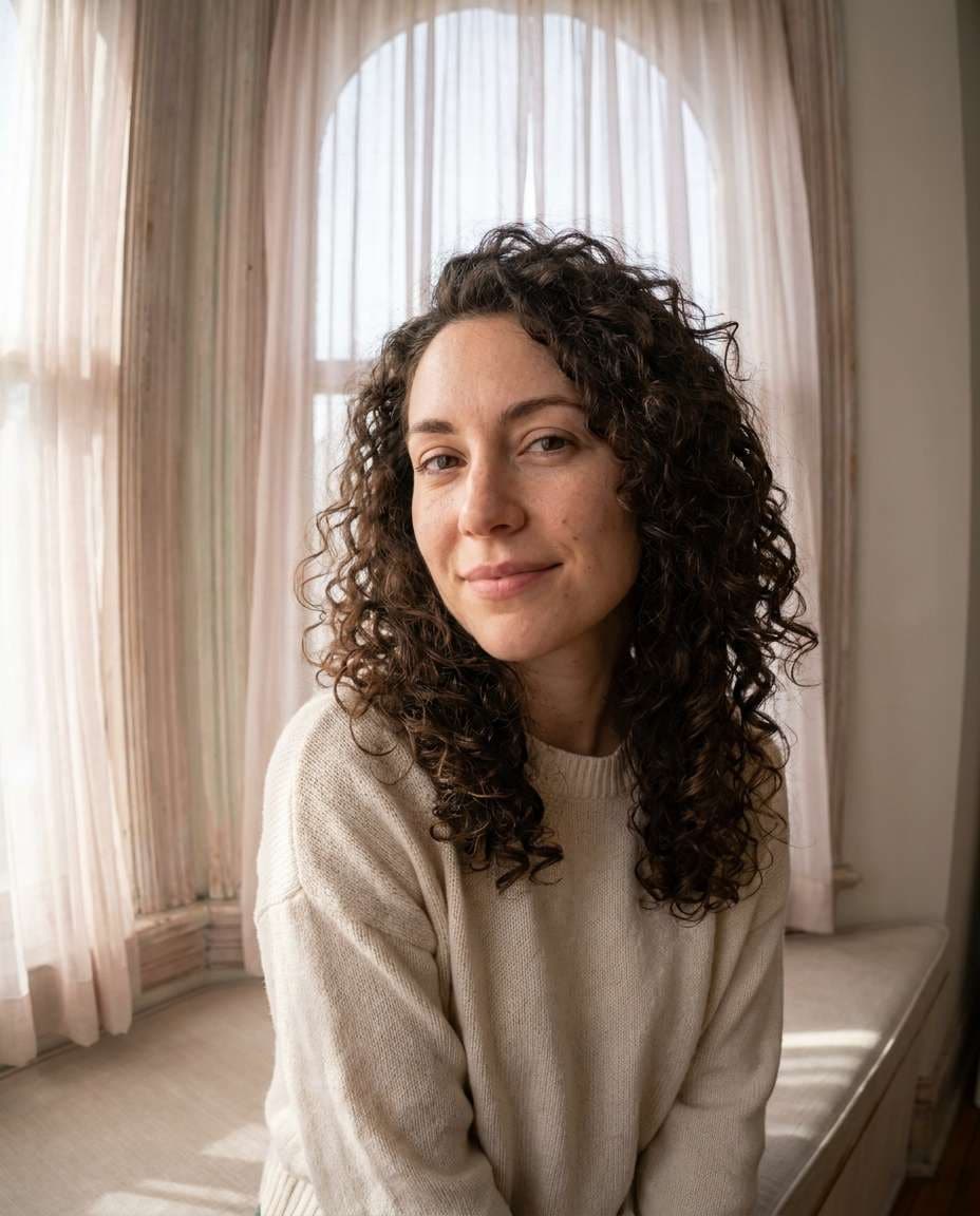 Soft Window Portrait AI portrait — Free Copy & Paste