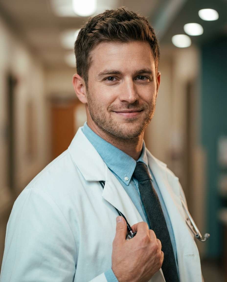 Stethoscope Close-Up AI portrait