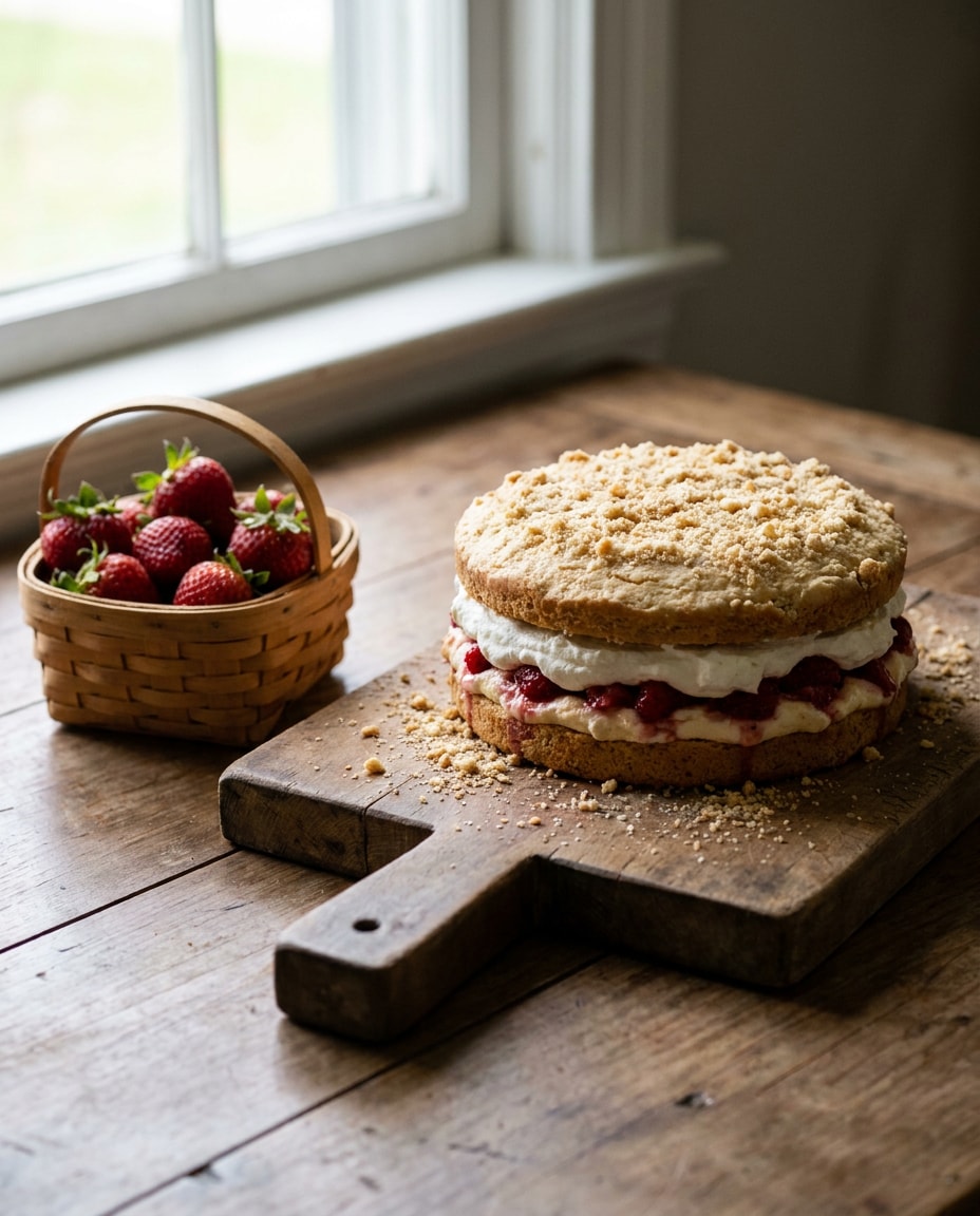 Strawberry Harvest Vibe AI portrait — Gemini AI Strawberry Shortcake Photo Prompt