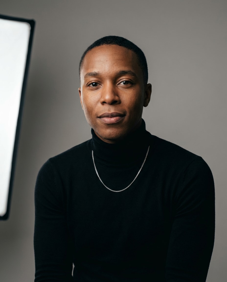 Studio Headshot Clean AI portrait