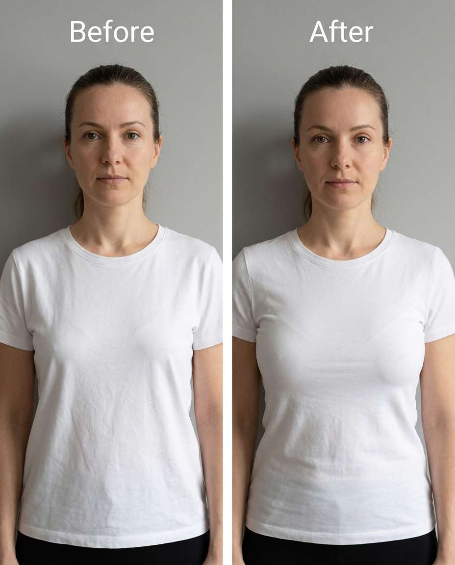 Subtle T-Shirt Boost AI portrait