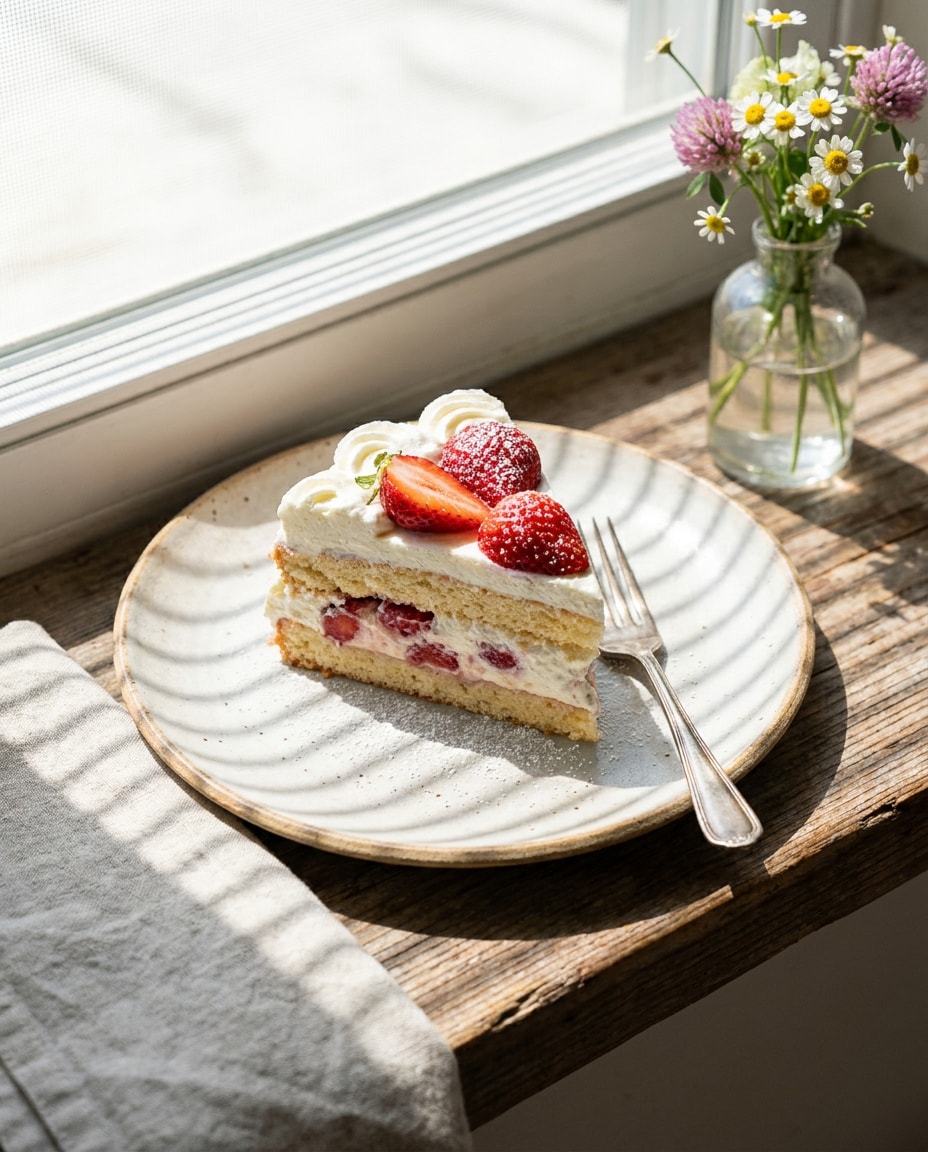 Summer Window Light AI portrait — Gemini AI Strawberry Shortcake Photo Prompt