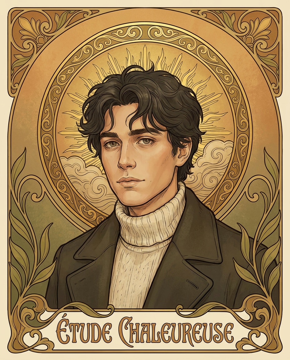 Sunburst Medallion AI portrait