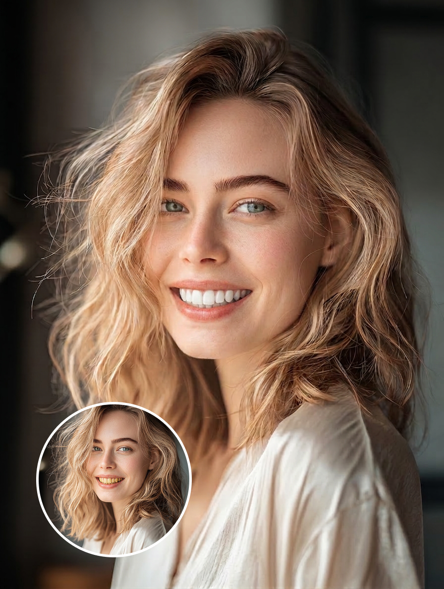 Whiten Teeth AI portrait — portrait