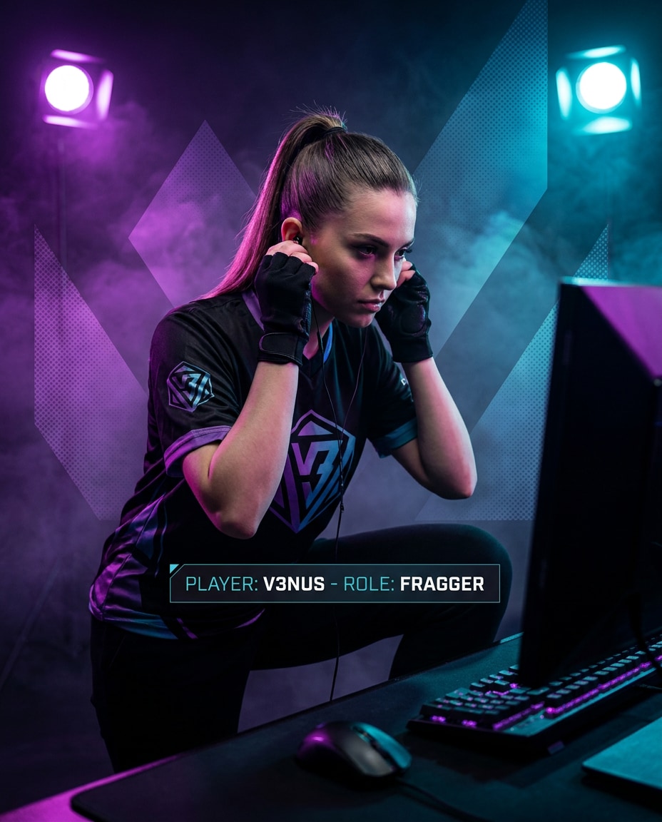 Women in Esports AI portrait