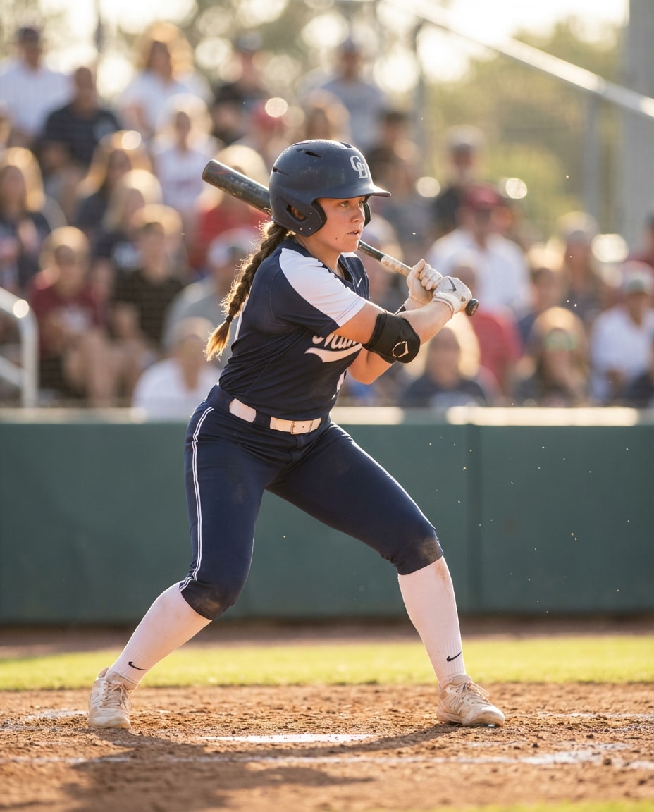 Women In The Box AI portrait — Gemini AI Baseball Photo Prompts