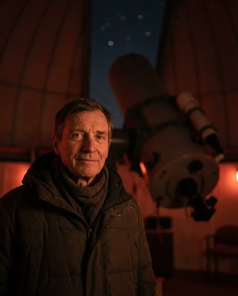 Astronomy Dome Portrait AI portrait example — Gemini AI Scientist Photo Prompts