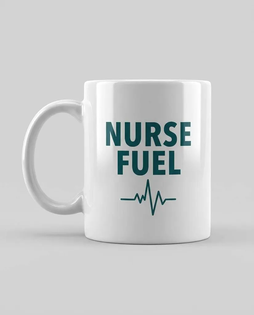 Nurse Fuel Quote AI portrait example — Gemini AI Mug Design prompts